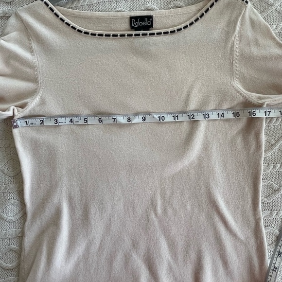 Rafaella Rich Cream Sweater Women’s Size Small - Picture 14 of 15